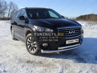 Пороги труба 76,1 мм Infiniti JX 35 2013